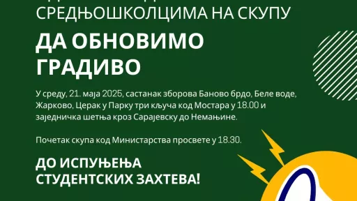Poziv na akciju 21. maja